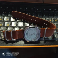 Correa de cuero genuino NATO para reloj, correa de cuero genuino de 18MM, 20MM, 22MM y 24MM, correa de cuero NATO, correa de reloj de reemplazo, Zulu