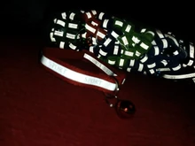 Collar Pet-Product-Accessories Paw Wholesale Bell Adjustable with for Dog Buckles Pet-Id-Tag