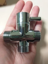 Faucet Spray-Nozzle-Converter Valve Diverter Water-Splitter Shower Bathroom Brass 