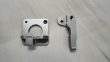 CREALITY 3D-Extrusora de aluminio de aleación para impresora 3D, pieza metálica Bowden modelo MK8, de alta calidad, en color gris con boquilla para filamento de 1.75mm en máquina de impresión 3D de serie Ender CR