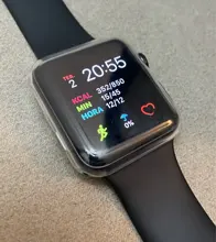 Funda Protector de Pantalla Compatible para Apple Watch iWatch Series 1 / 2 / 3 / 4 / 5 / 38 / 40 / 42 / 44 mm Funda de Gel Tpu