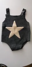 Ropa de primavera y otoño para bebé recién nacido, mono de punto para niño y niña, trajes sin mangas, ropa de estrella de corazón, 2019
