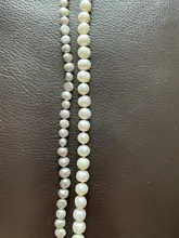 Freshwater Pearl Necklace Jewelry ASHIQI Natural Real-7-8mm Women for Classic Baroque