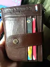 Cards Wallet Chain-Bag Multi-Functional Leather Bifold RFID Slim Designer Purse-Coin-Pouch