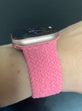 Correa de nailon trenzado para Apple Watch, correa elástica de 44mm, 40mm, 42mm y 38mm, serie iWatch 3, 4, 5, SE, 6