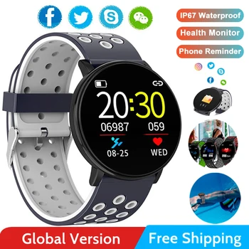 

2019 Bluetooth Smart Watch Men Blood Pressure Round Smartwatch Women Watch Waterproof Sport Tracker App ip68 For Android Ios