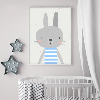 

Interior designer poster "bunny in a vest" poster first 0048a4