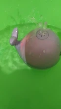 Ballena eléctrica de inducción para niños pequeños, juguetes de baño con aspersor de música, luces coloridas, juguetes de agua