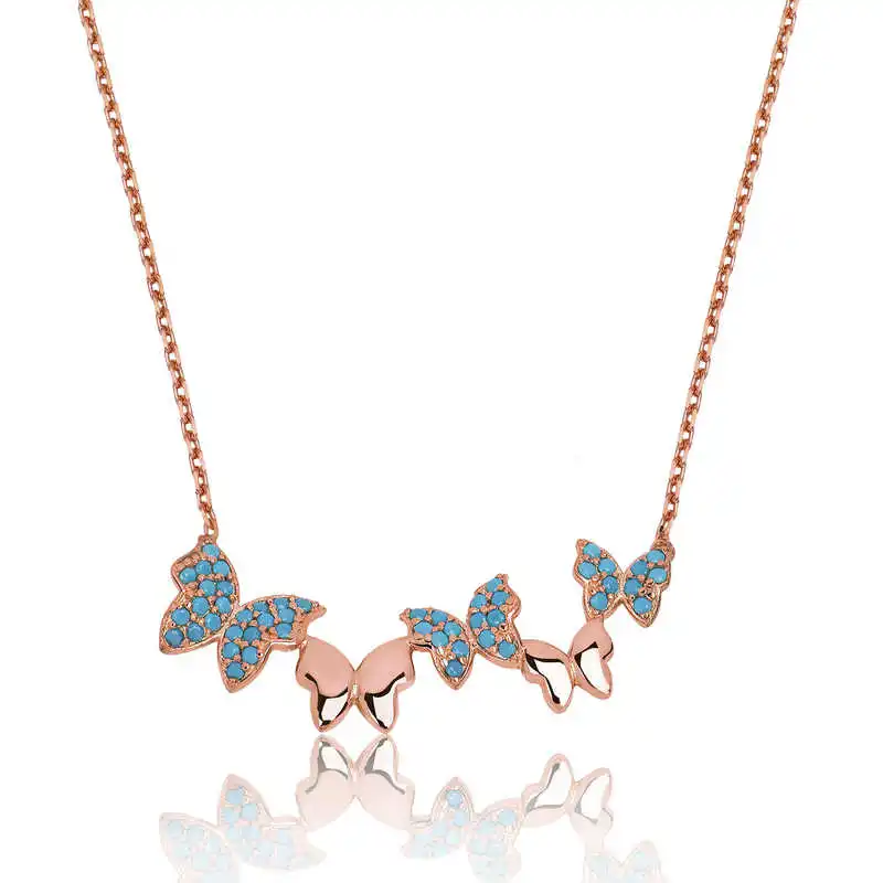 

Silver Butterfly Lady Necklace