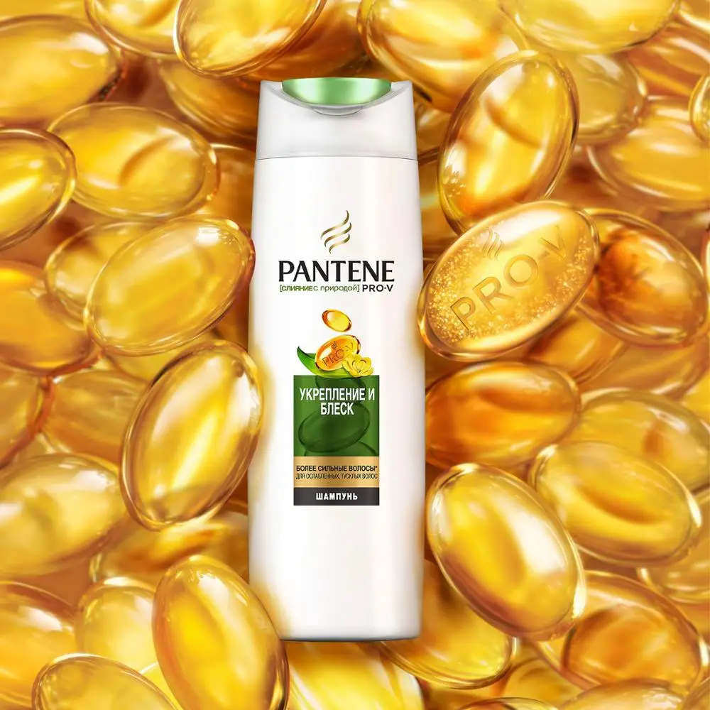 Шампунь Pantene Слияние с природой Укрепление и блеск 250 мл