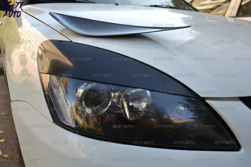Накладки на фары для Mitsubishi Lancer 9 2003-2007 МОДЕЛЬ B широкие реснички колодки 1 комплект/2 шт. материал АБС-пластик