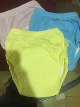 Pañales reutilizables de tela para bebés, lavables, de algodón, para entrenamiento