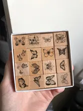 Mr Paper 4 diseños sello de madera patrón de animales serie Hojas de hierba El Principito bendición carillón de viento Zhuang Zhou Mengdie