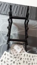 1 Set de pinceles de uñas soporte de estante de pluma accesorios cepillos para herramienta de la manicura acrílico soporte de cepillos de manicura portador de almacenamiento