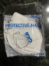 Mascarilla KN95 FFP2 con filtración, máscara facial transpirable, antiniebla, antipolvo, 50 Uds.
