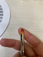 Espátula acrílica para uñas, herramienta de manicura, extensión de Gel UV, pincel para pintar Flores, 1 unidad