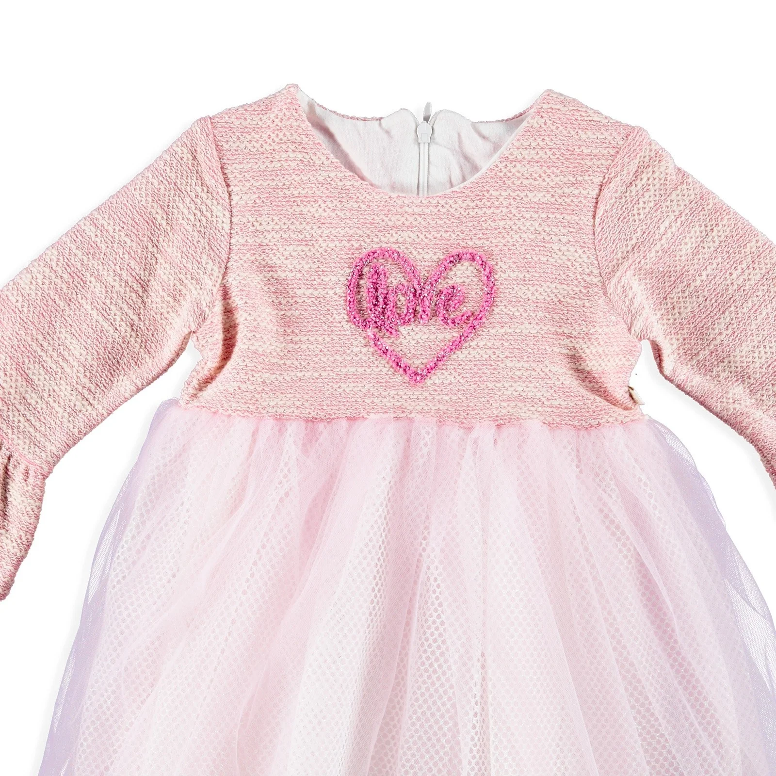 Ebebek Mymio/платье для маленьких девочек с вышивкой в виде сердца