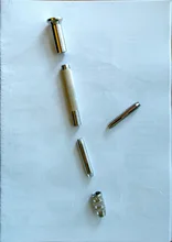 Herramientas de reparación de correas de reloj de taladro giratorio de mano de cuatro cabezas de plata, Kits de bandas de reloj de Metal de acero redondo, accesorios de herramientas de reparación