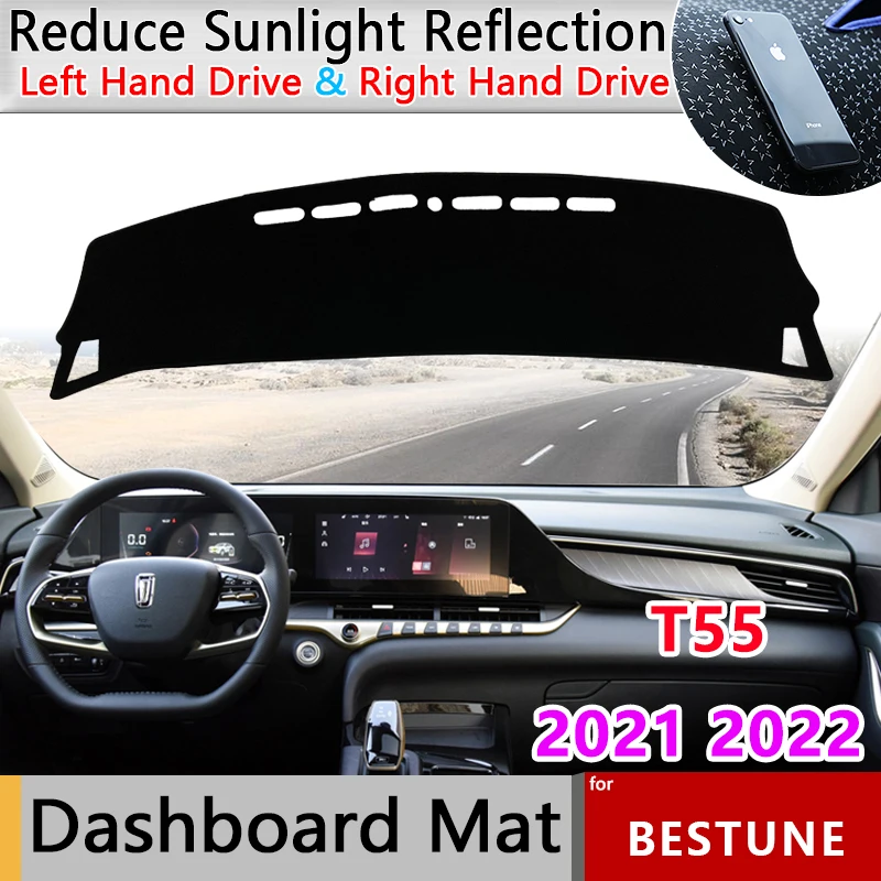 Dashboard Cover Dash Board Mat Carpet Pad For Bestune T55 2021 2022 Sun