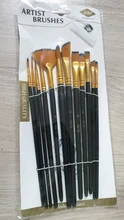 12 Uds forma diferente pincel de pintura con cerdas de nailon pincel gouache acuarela pintura de aceite Pinceles para acrílico arte suministros