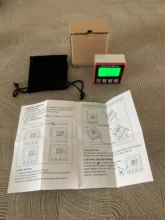 Mini transportador Digital de 360 °, goniómetro electrónico de alta precisión, inclinómetro, medidor de ángulo de nivel Digital, caja de medición de ángulo