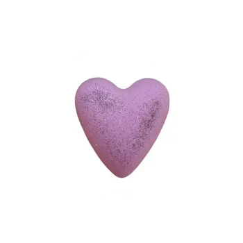 

Jasmine effervescent heart pump, with glitter, pink, 1 unit/half heart,, spa, Bath Bombs