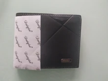 Billetera de cuero de negocios para Hombre, Billetera de marca de lujo, monedero delgado para Hombre, Billetera delgada para tarjetas de crédito, Portafoglio