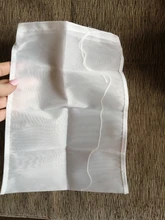 20X30cm bolsa de leche de nuez reutilizable leche de almendra bolsa filtro bien de Nylon de malla tela cerveza fría de filtro de café