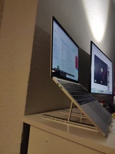 GOOJODOQ-Soporte para ordenador portátil, soporte de aleación de aluminio plegable, para Notebook, MacBook Pro y tableta