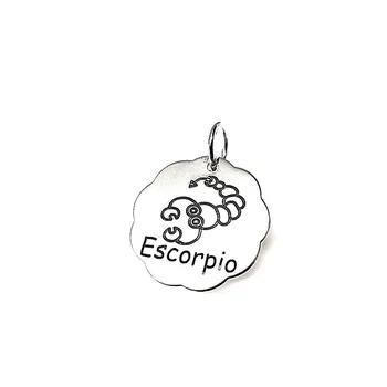 

Pendant sterling silver 18mm 925m. Horoscope SCORPIO [AA7828]