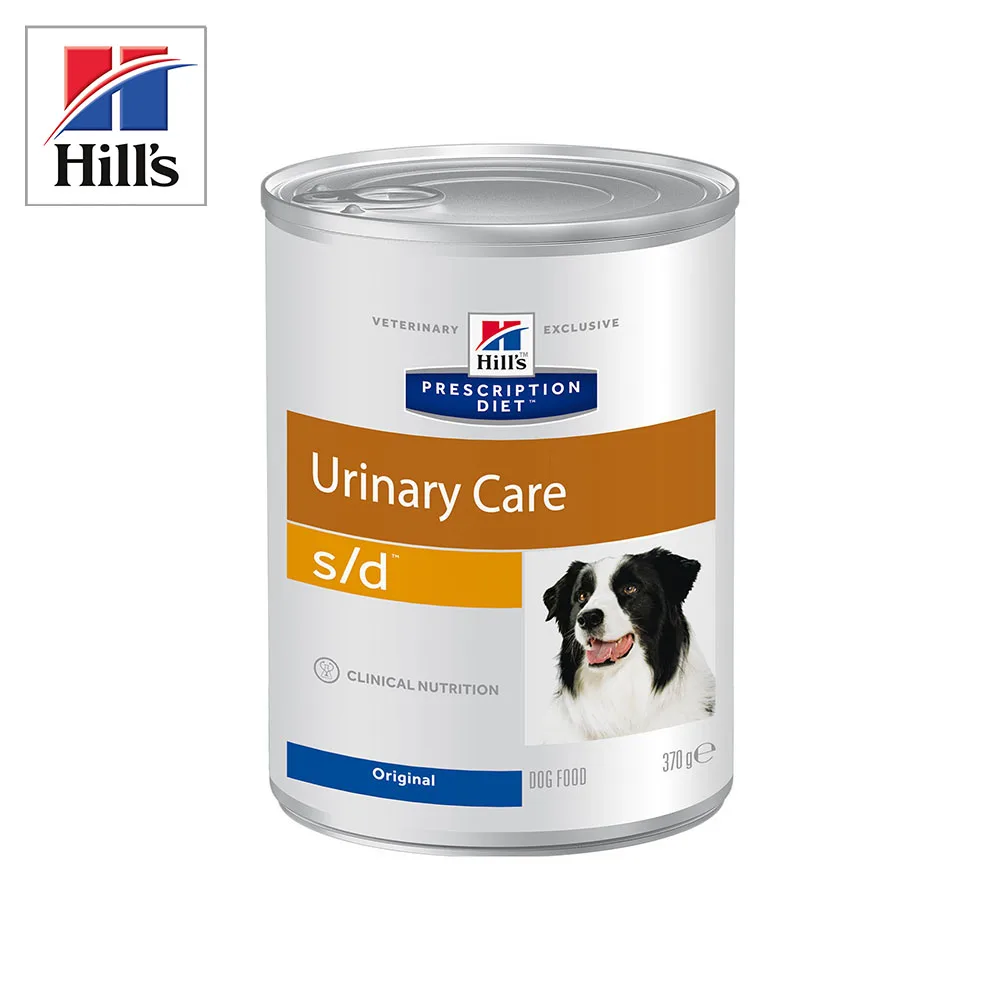 Влажный диетический корм для собак Hill's Prescription Diet s/d Urinary Care при профилактике мочекаменной болезни(мкб),370г*12