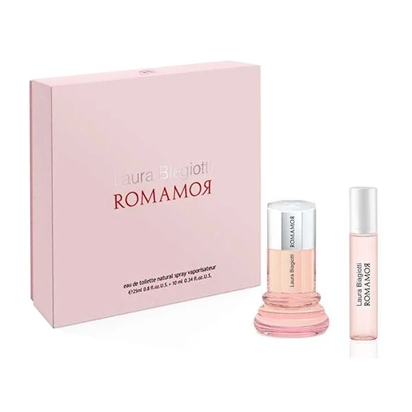 Women's Perfume Set Romamor Laura Biagiotti(2 pcs