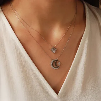 

Ataturk Silüyetli Moon Star Gold Necklace 05-324-9KLY620 (The Following)