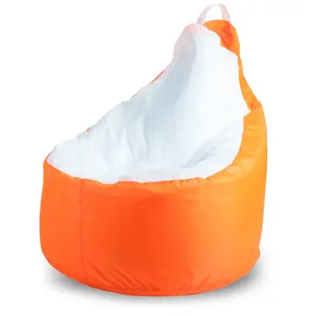 

Bean bag, Puffberi, Comfort, Oxford, orange and white, chair armchair sofa sofas puff