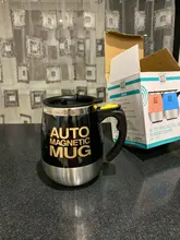 Taza magnética auto agitadora automática, mezclador de leche y café de acero inoxidable 304, creativa, taza batidora inteligente térmica