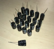 Condensador electrolítico de aluminio 6,3 V 10V 16V 25V 35V 50V 63V 100V 400V 450V 10 47UF 100UF 220UF 330UF 470UF 680UF 1000UF 1500UF