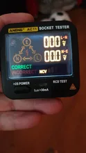 ANENG AC11 Digital inteligente Socket Tester de prueba de tensión Detector de enchufes/US/UK/EU/AU enchufe cero línea fase comprobar Rcd NCV prueba