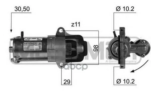 Стартер Ford Mondeo Iii 1,8, 2,0 16v 11, 00-08, 07 12v 1,4 Kw Era арт. 220367