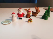 Terrarium-Accessories Decor Doll-House Miniature Garden-Figurines Snowmen Christmas-Tree