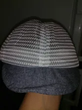 Sombrero Mono para bebé de algodón para verano, gorro Niño a rayas informal, aleros suaves, protección solar, gorros, gorros