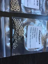 ZONSANTA-tornillos de rosca de acero inoxidable, M1.4, M1.7, M2, 3, M2.6, M3, M4, M5, M6, 304