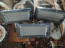 IP65 Led Spotlight Projector Wall-Lamp Street Waterproof 50W AC 220V 3pcs/Lot