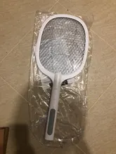 Raqueta antimosquitos eléctrica de 3000V, lámpara UV, USB, 1200mAh, recargable, para verano