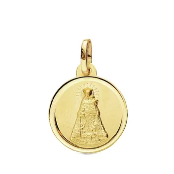 

Medal 18k gold Virgin Homeless 16mm. [AB3429]