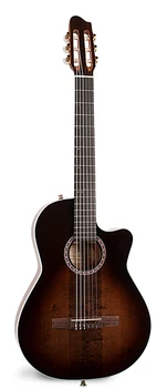 

042630 arena pro Bourbon burst Crescent II classical guitar, with pickup