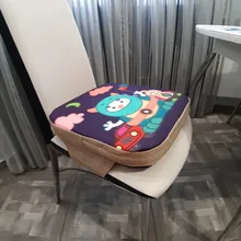 JXM-cojín elevador para silla de comedor de bebé, cojín para asiento de silla con dibujos animados para niños, elevación de silla de paseo