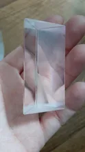 Prisma Triangular de 30x30x60mm, prismas de vidrio óptico BK7, enseñanza de física, espectro de luz refractado, arcoíris, para niños y estudiantes
