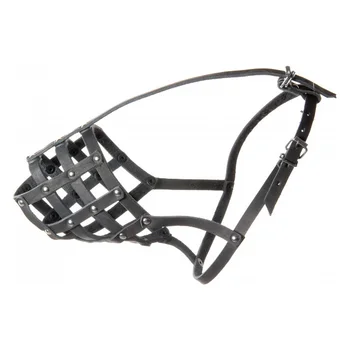 

Muzzle зооник genuine leather No. 5 (German Shepherd, terrier), without characteristics