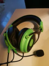 Gaming-Headset Wired Headphone Mic-Volume-Control Pc Gamer Xbox Surround-Sound Eksa E900