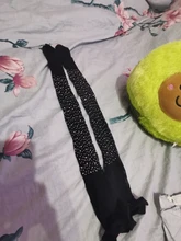 ¡Novedad de 2019! Medias de red con diamantes de imitación para niñas, medias caladas de malla para niñas